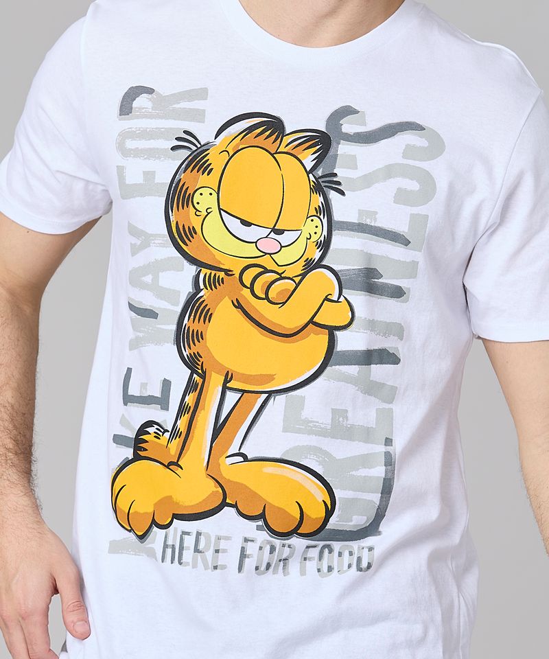 Playera de Licencia Garfield de  Caballero