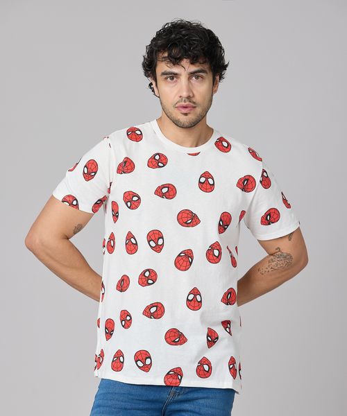 Playera de Licencia Spiderman de  Caballero