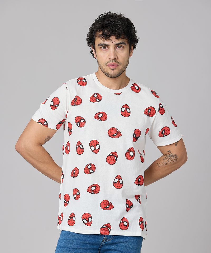 Playera de Licencia Spiderman de  Caballero