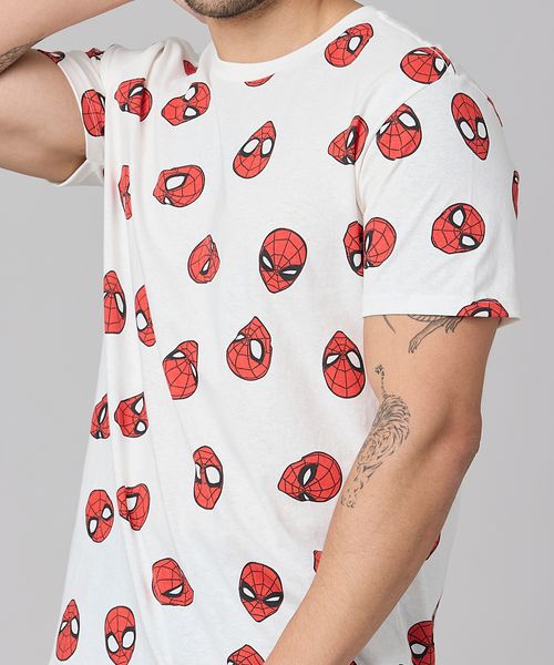 Playera de Licencia Spiderman de  Caballero