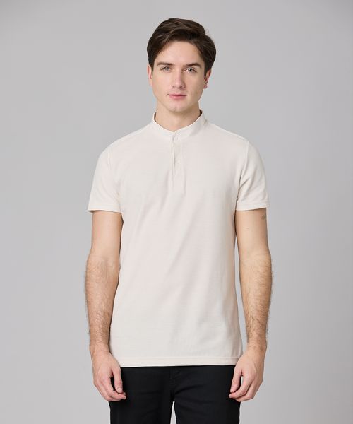 Playera Henley  de  Caballero