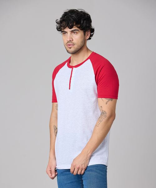 Playera Henley  de  Caballero