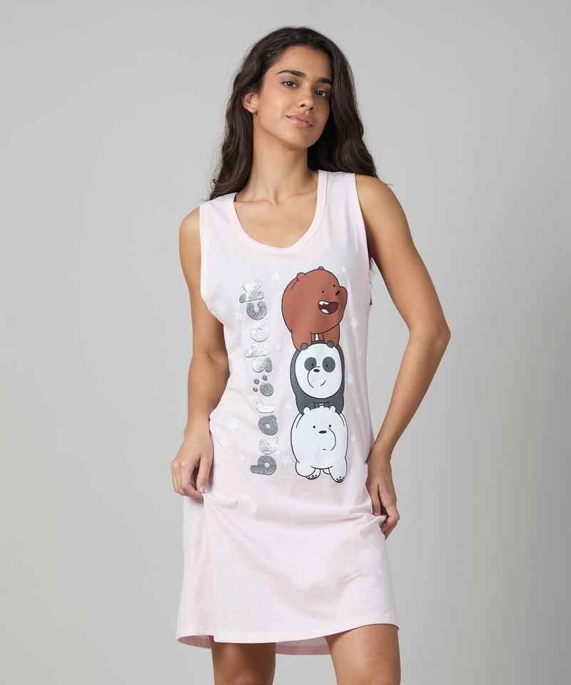 Camisón Sin Mangas We Bare Bears de  Dama