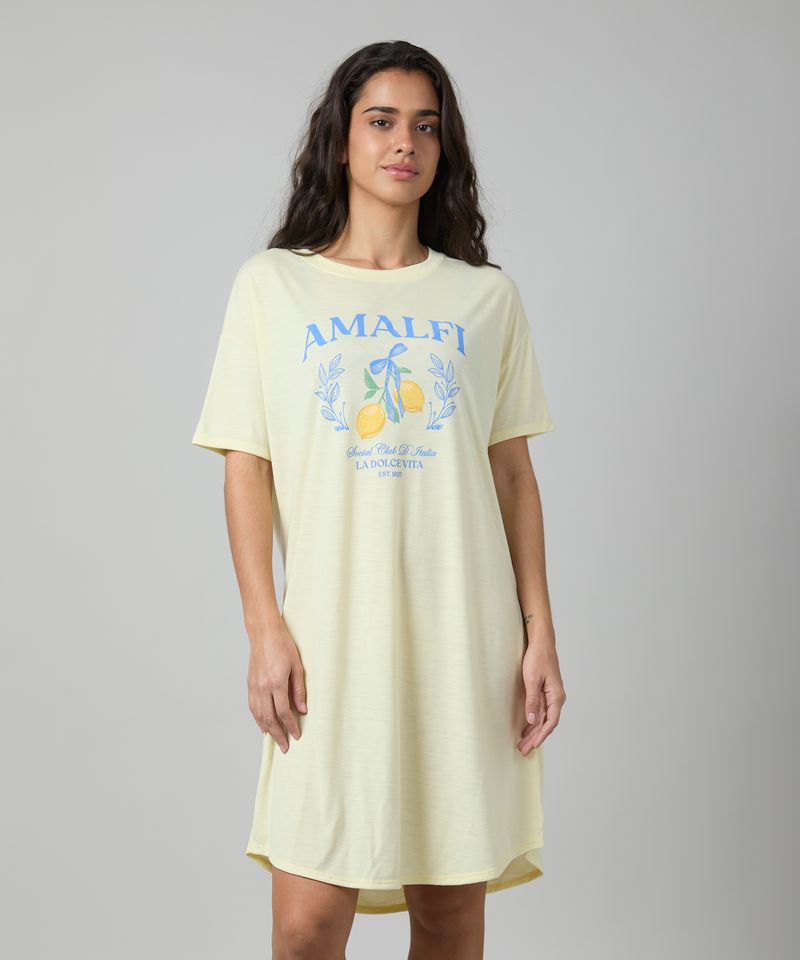 Camisón Manga Corta  de  Dama