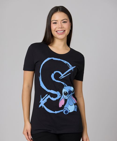 Playera de Licencia Lilo Y Stitch de  Dama