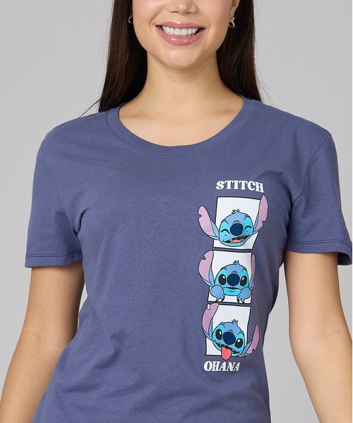Playera de Licencia Lilo Y Stitch de  Dama
