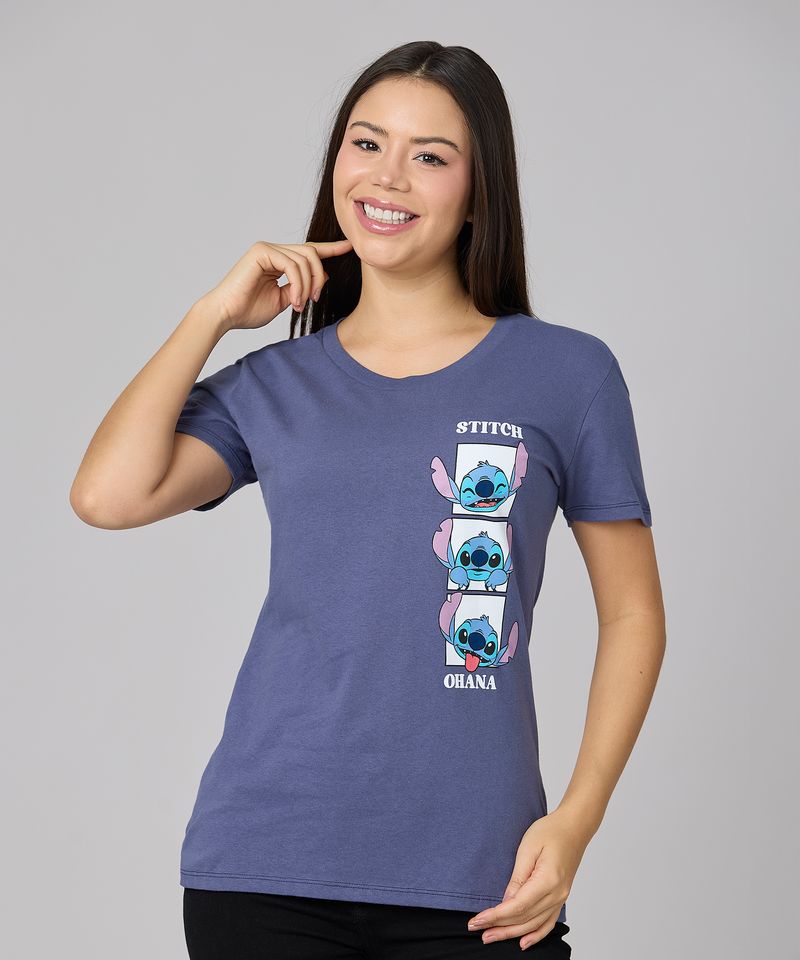 Playera de Licencia Lilo Y Stitch de  Dama