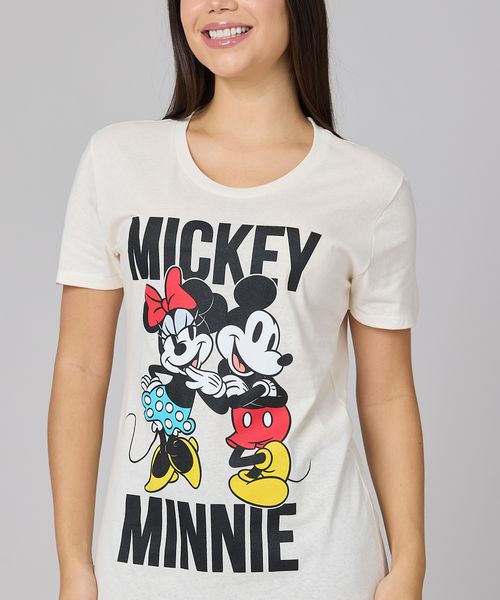 Playera de Licencia Mickey Mouse de  Dama
