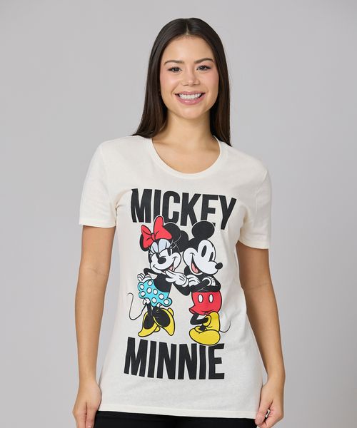 Playera de Licencia Mickey Mouse de  Dama
