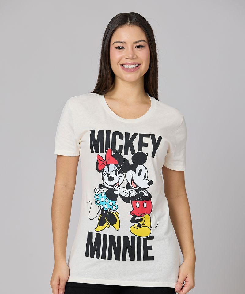 Playera de Licencia Mickey Mouse de  Dama