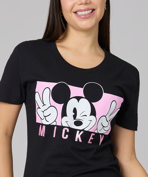 Playera de Licencia Mickey Mouse de  Dama