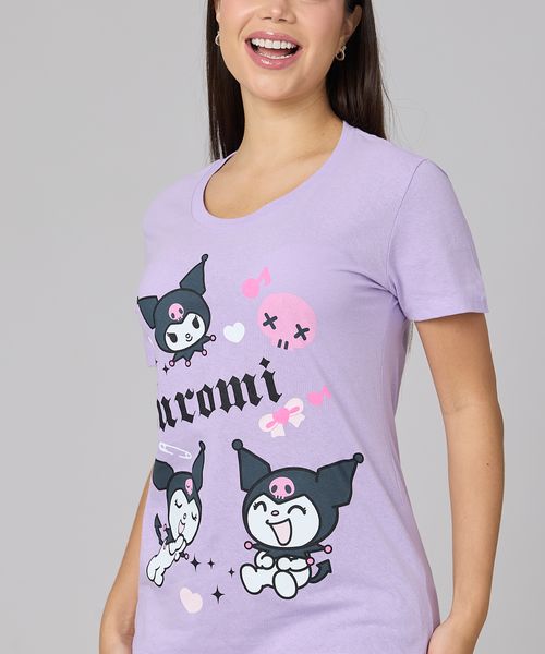 Playera de Licencia Kuromi de  Dama