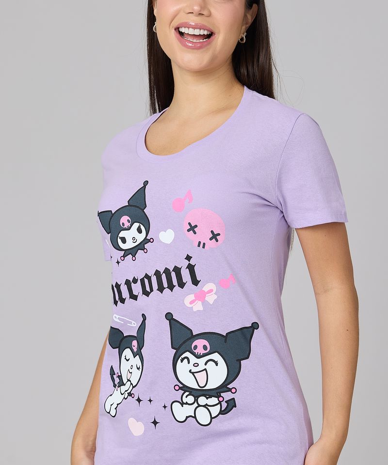 Playera de Licencia Kuromi de  Dama