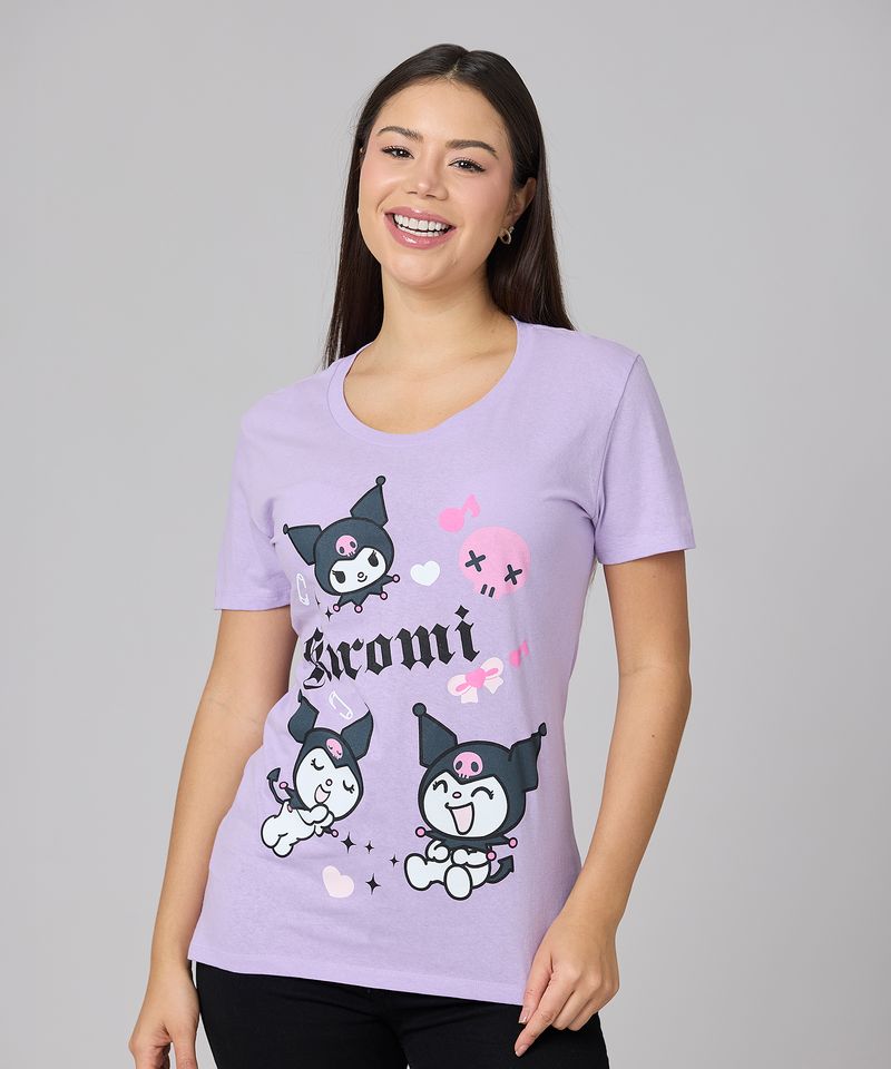 Playera de Licencia Kuromi de  Dama