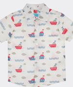 Camisa Manga Corta  de  Bebo Años