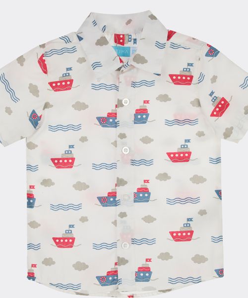 Camisa Manga Corta  de  Bebo Años