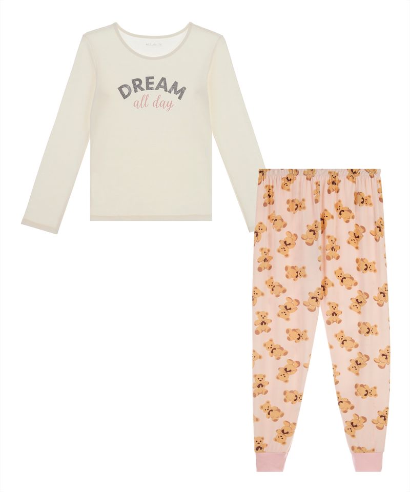 Set Pijama Polar  de  Niña Juvenil