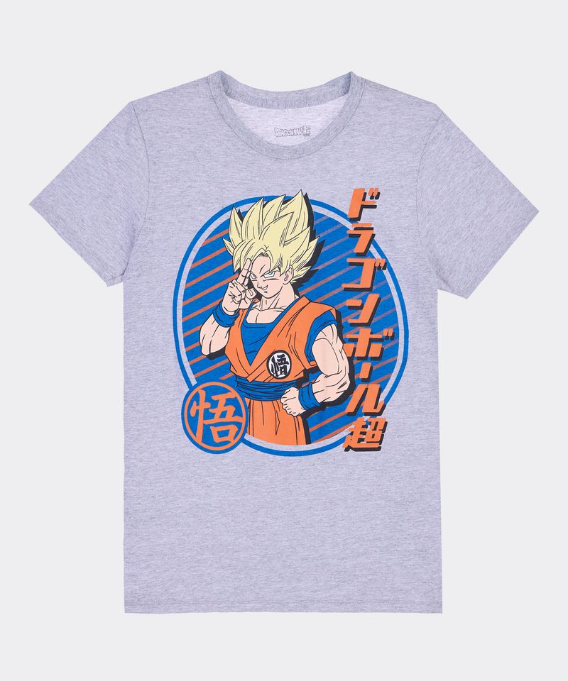 Playera de Licencia Dragon Ball de  Niño Juvenil