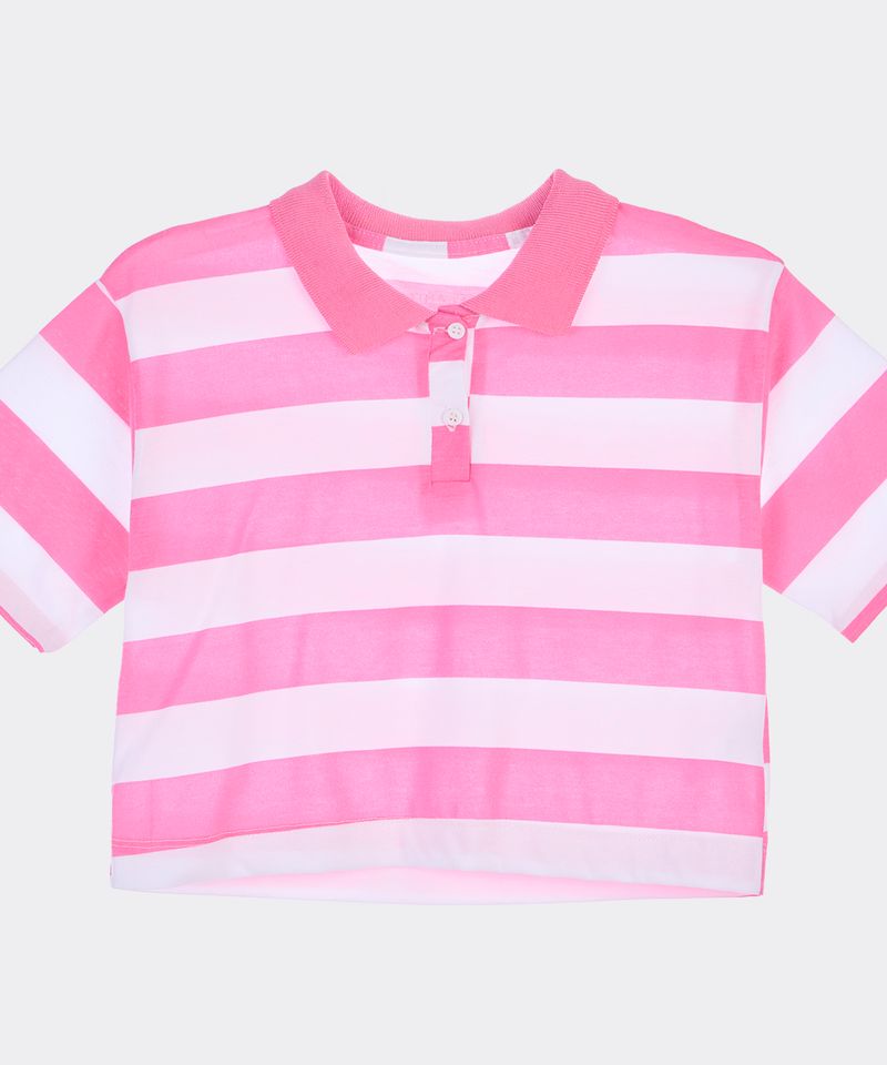 Playera Polo Manga Corta  de  Niña Infantil