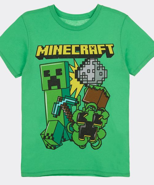 Playera de Licencia Minecraft de  Niño Juvenil