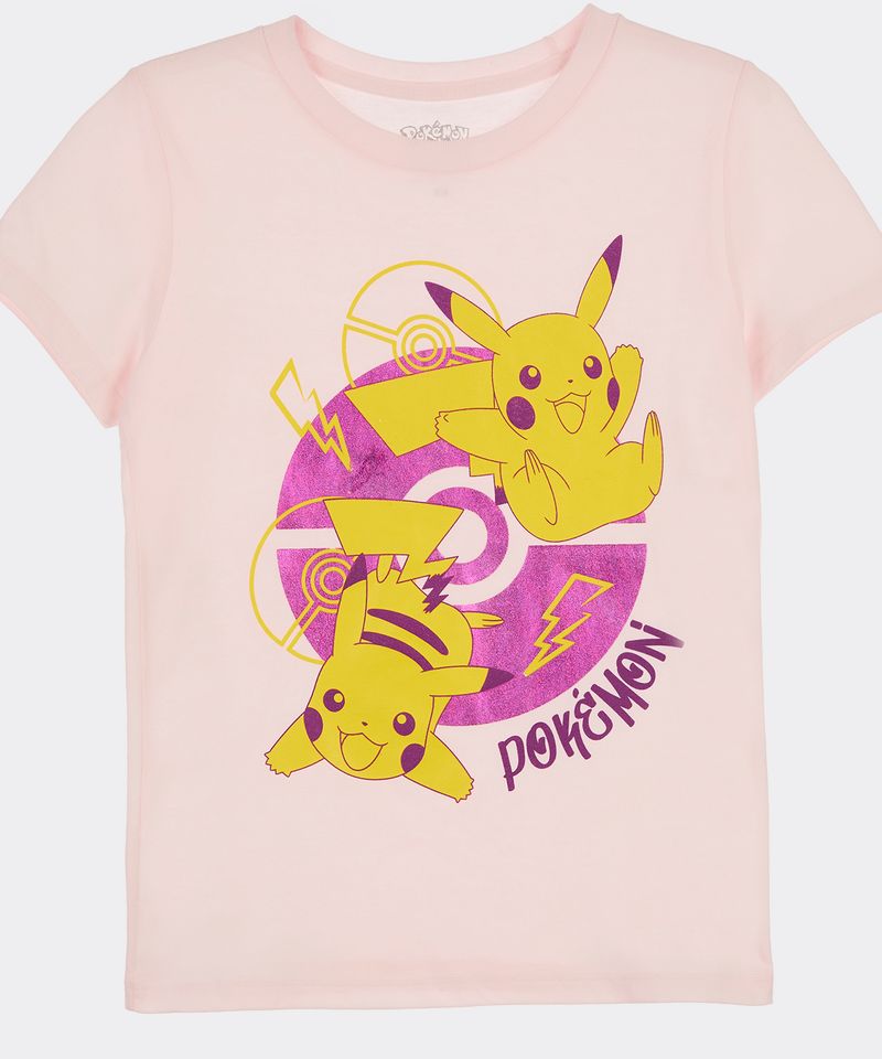 Playera de Licencia Pokemon de  Niña Infantil