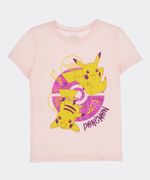Playera de Licencia Pokemon de  Niña Infantil
