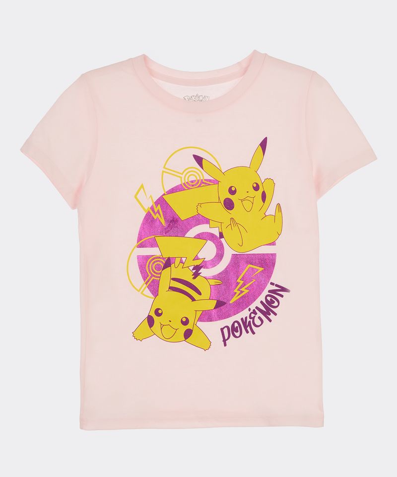 Playera de Licencia Pokemon de  Niña Infantil