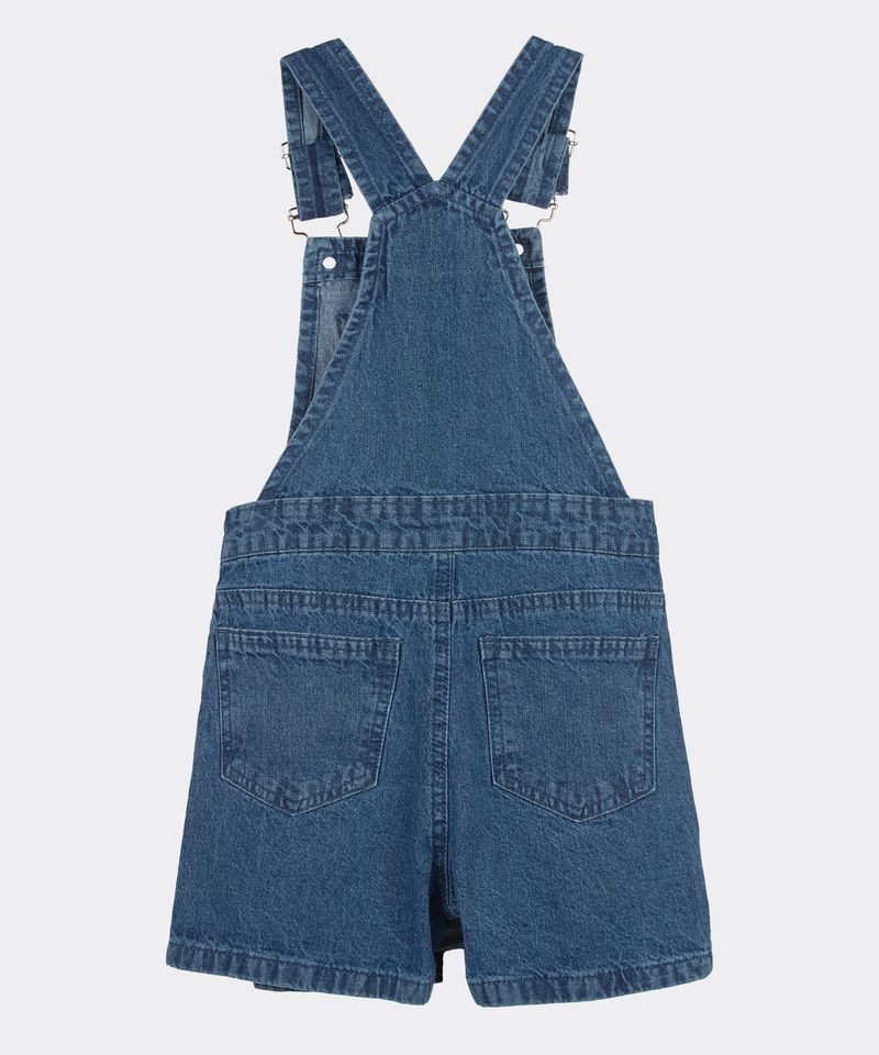 Overol Corto  de  Mezclilla Niña Infantil