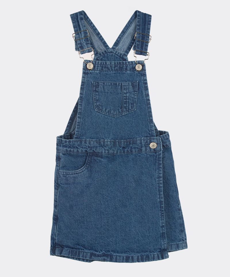 Overol Corto  de  Mezclilla Niña Infantil