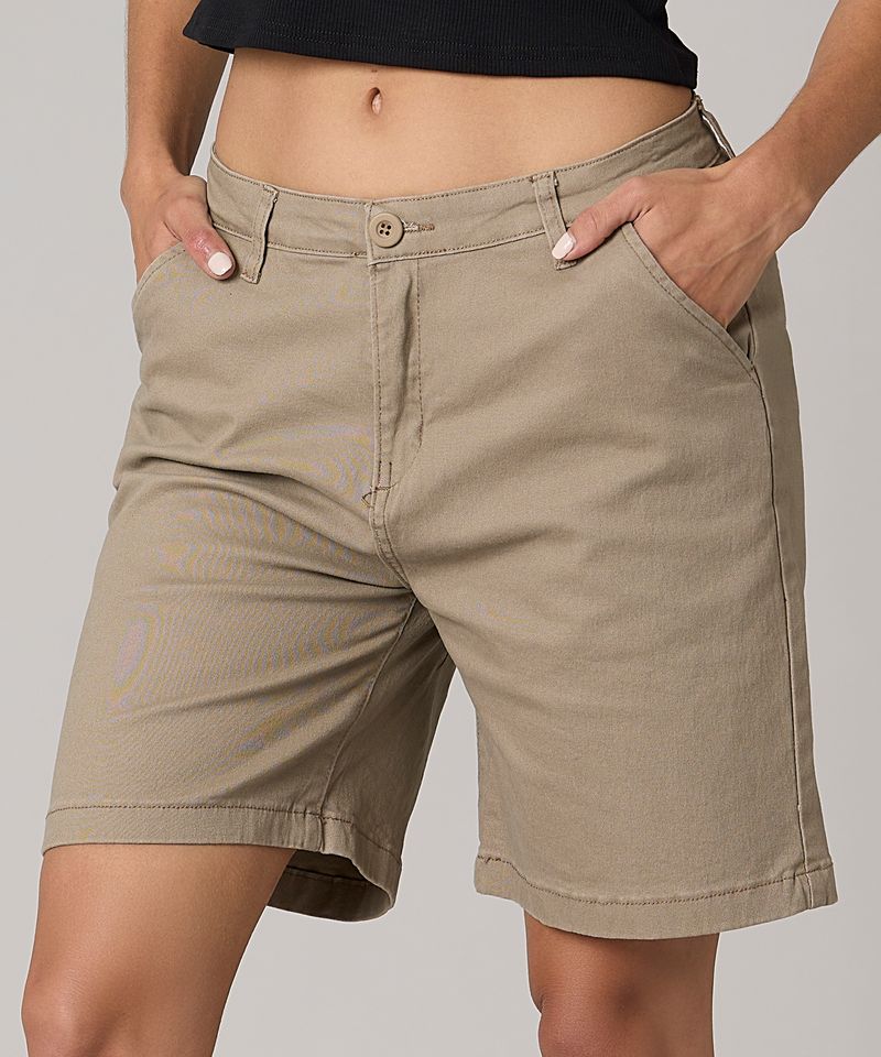 Bermuda de Gabardina  de  Dama