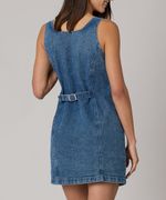 Overol Corto  de  Mezclilla Dama