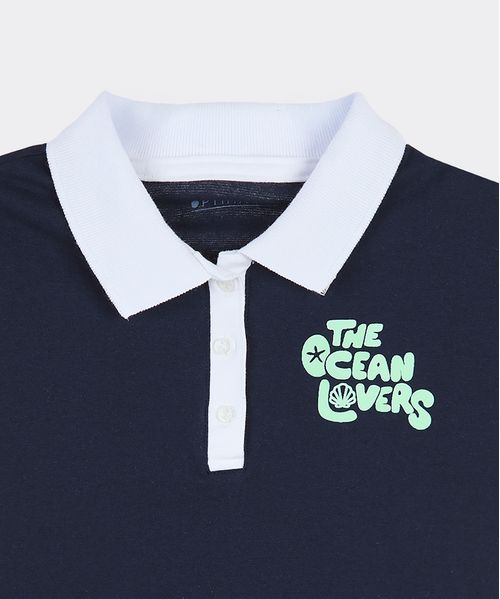 Playera Polo Manga Corta  de  Niña Juvenil