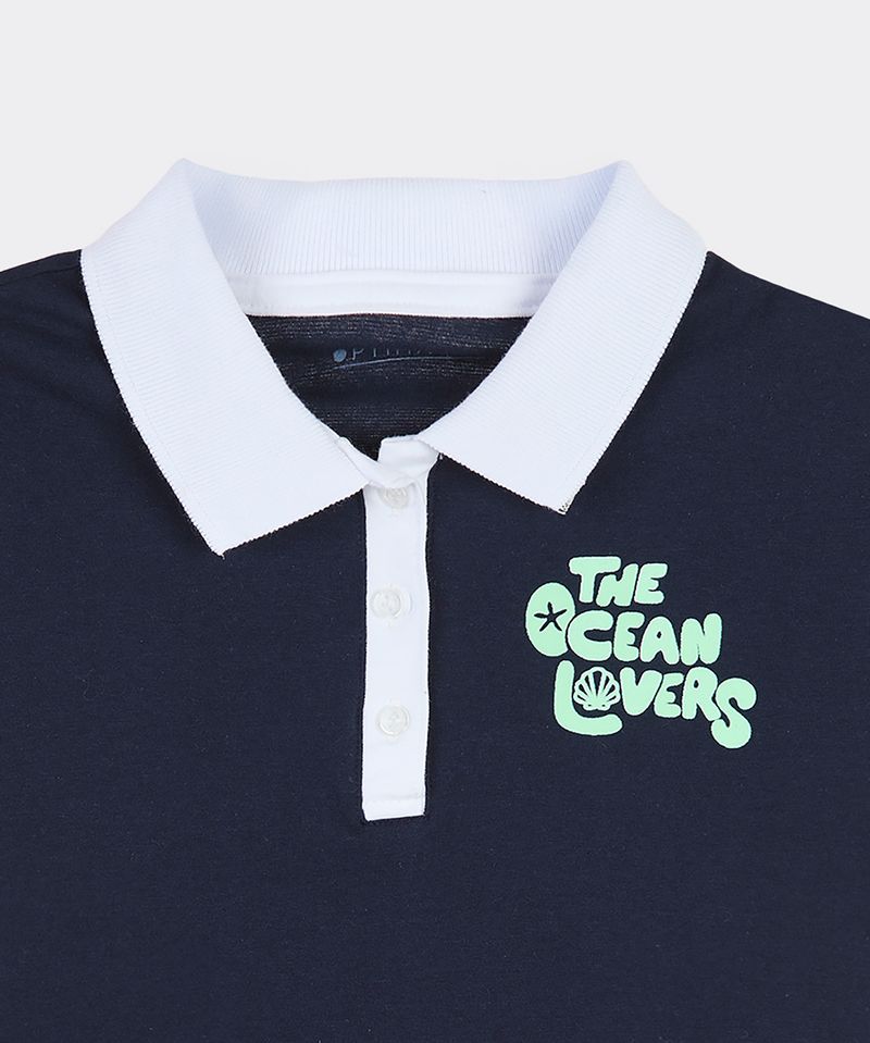 Playera Polo Manga Corta de Niña Juvenil