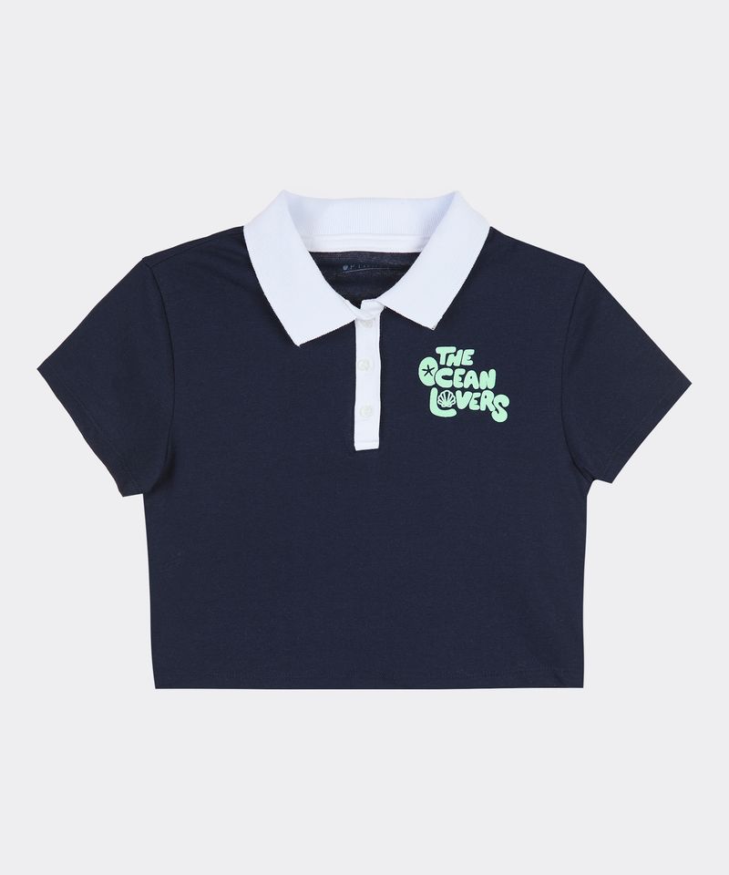 Playera Polo Manga Corta de Niña Juvenil