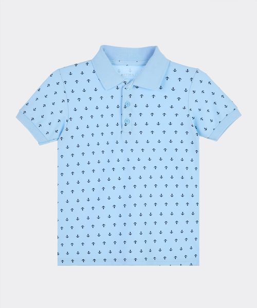 Playera Polo Manga Corta  de  Niño Infantil