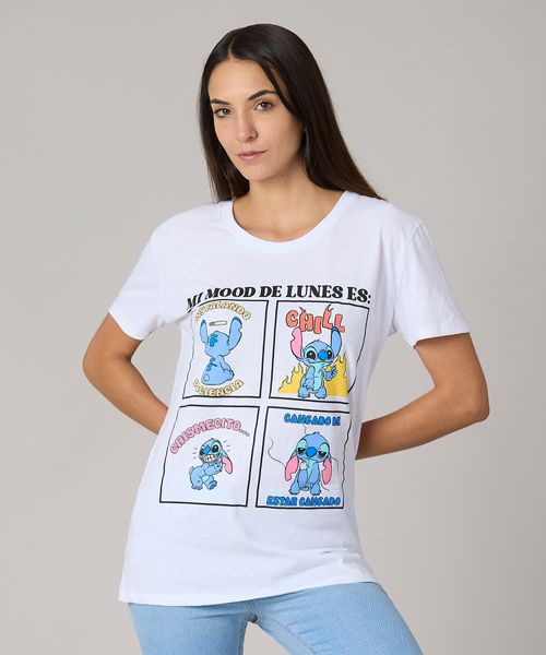 Playera de Licencia Stitch de  Dama