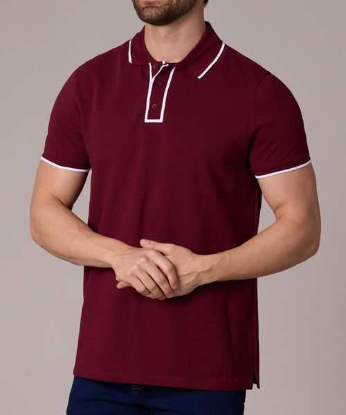 Playera Polo Manga Corta  de  Caballero