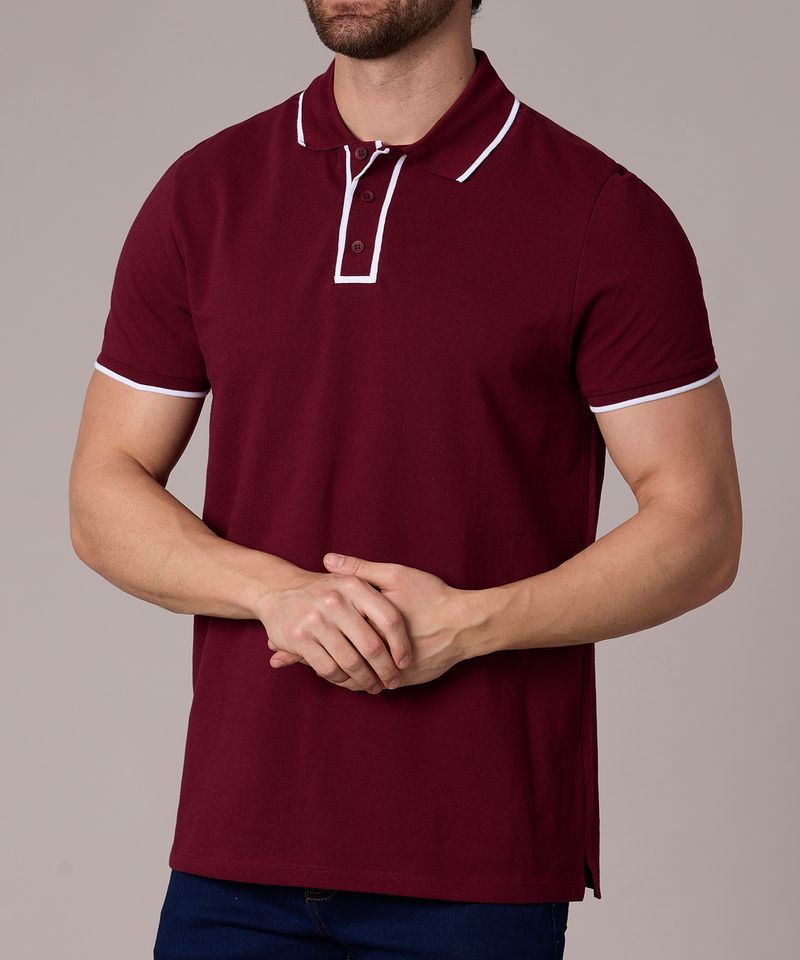 Playera Polo Manga Corta  de  Caballero