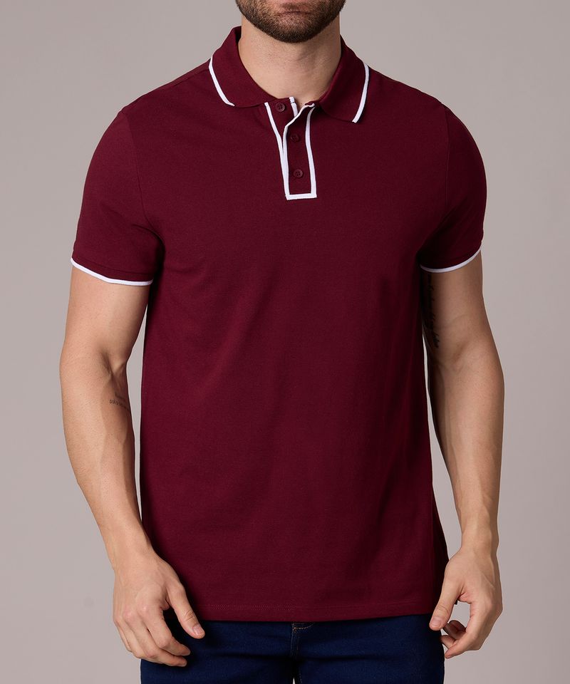 Playera Polo Manga Corta  de  Caballero