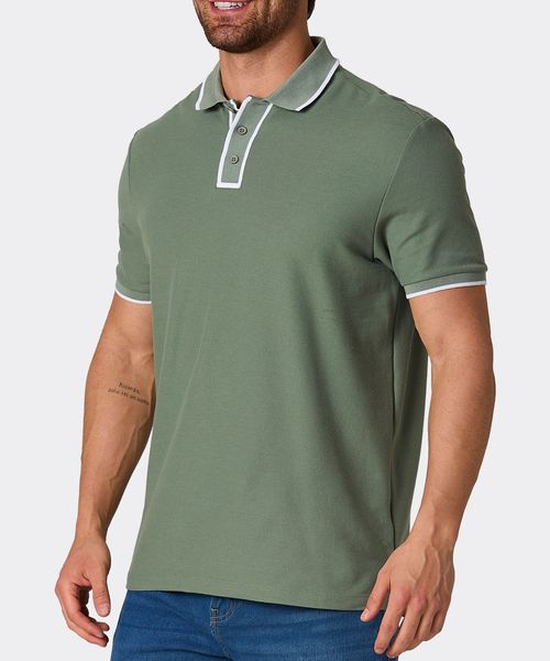 Playera Polo Manga Corta  de  Caballero