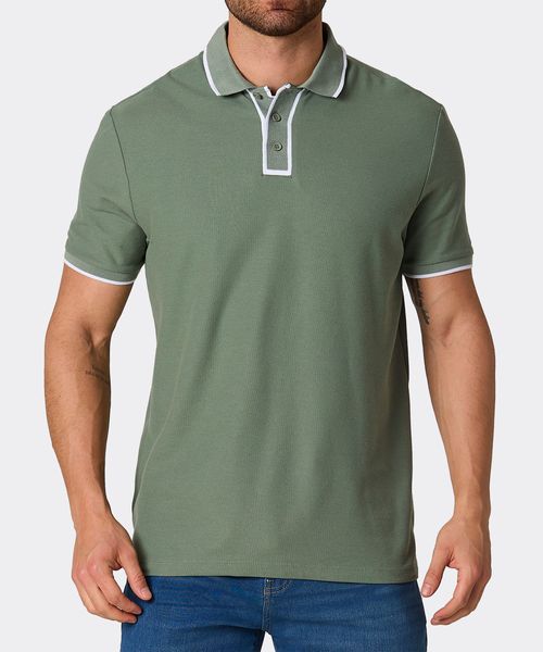 Playera Polo Manga Corta  de  Caballero