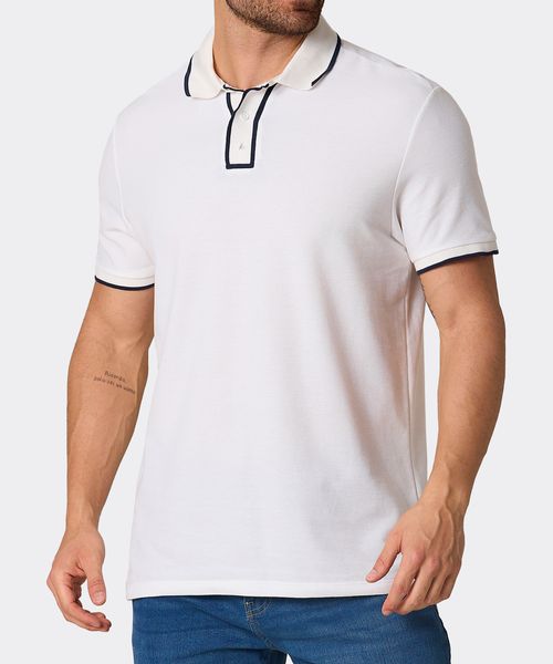 Playera Polo Manga Corta  de  Caballero