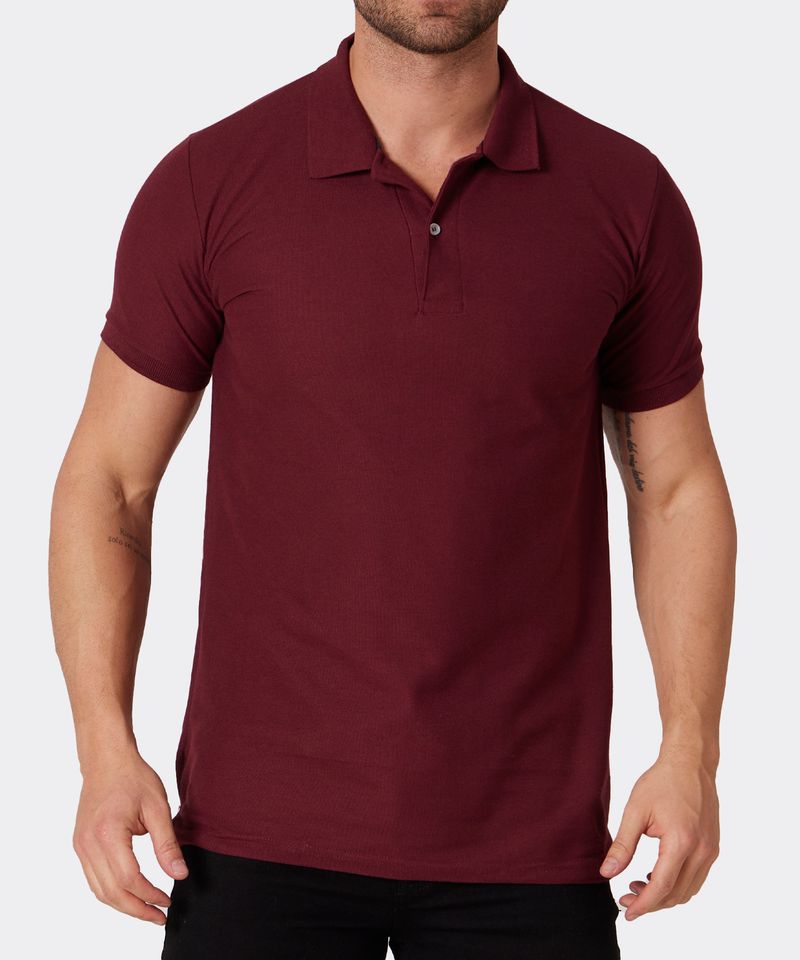 Playera Polo Manga Corta  de  Caballero