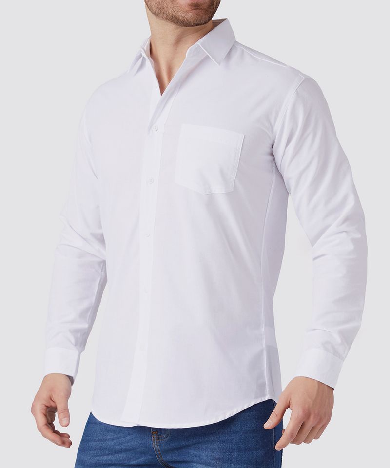 Camisa Manga Larga  de  Caballero