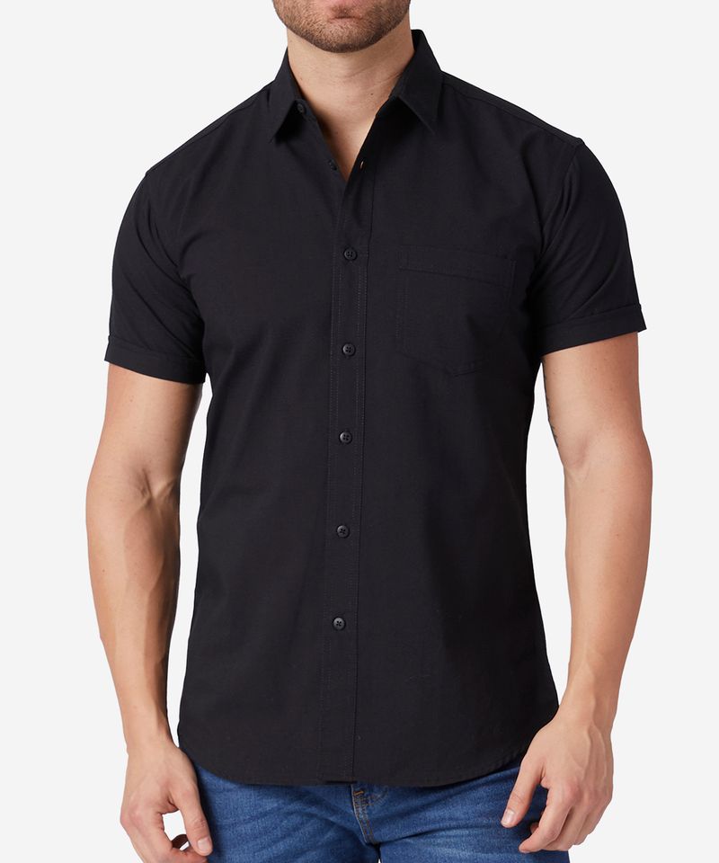 Camisa Manga Corta  de  Caballero