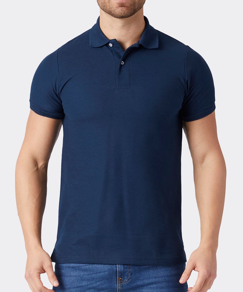 Playera Polo Manga Corta  de  Caballero