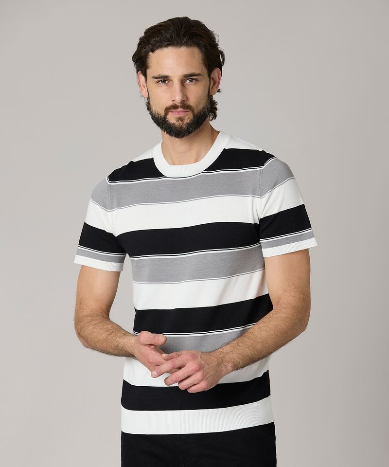 Suéter Manga Corta  de  Caballero