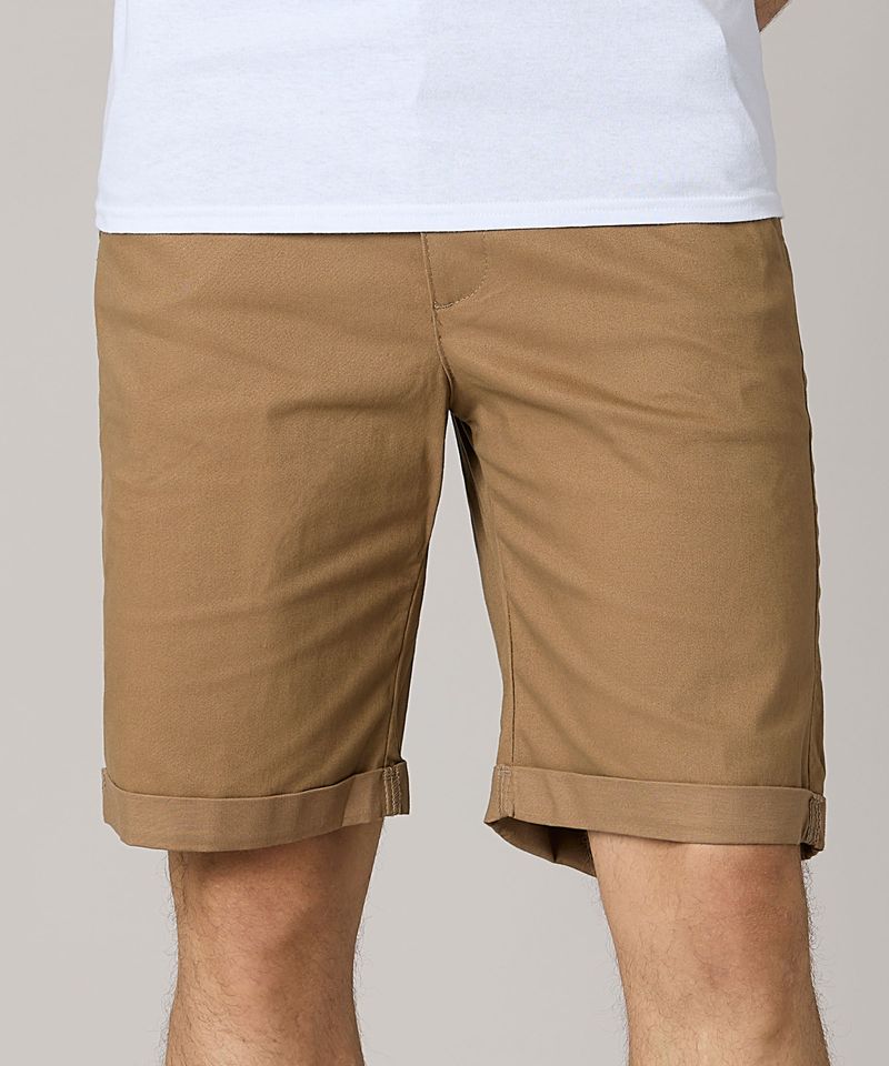 Bermuda de Gabardina Basica de  Caballero