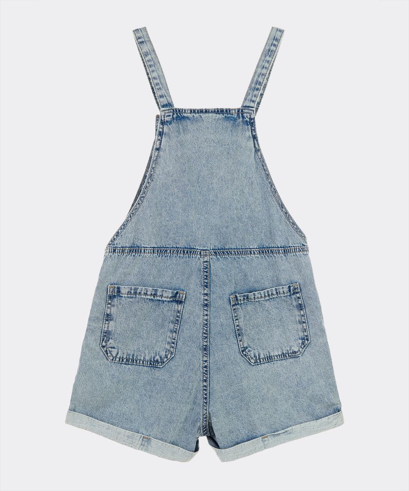 Overol Corto  de  Mezclilla Niña Juvenil