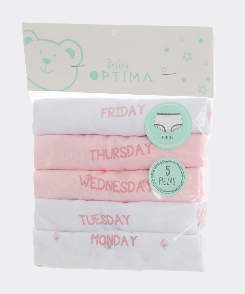 5 Pack Pantaleta de Beba Años